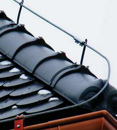 Молниезащита частного дома с крышей из металлочерепицы
