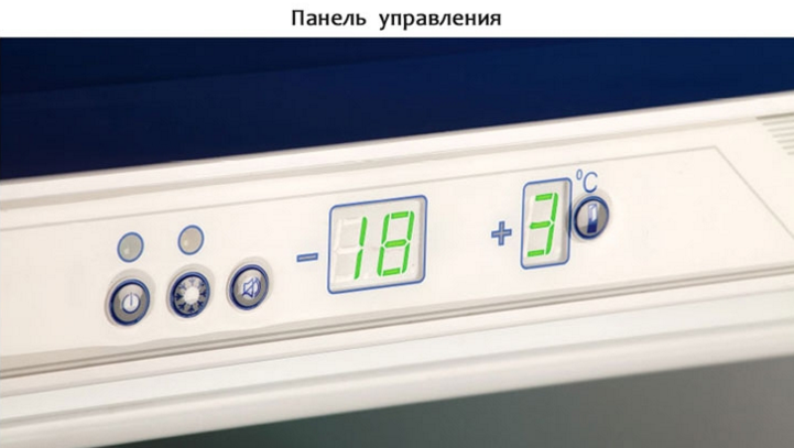 Блок управления температурой на холодильнике