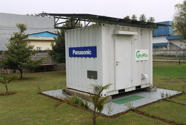 Модульная солнечная электростанция Panasonic
