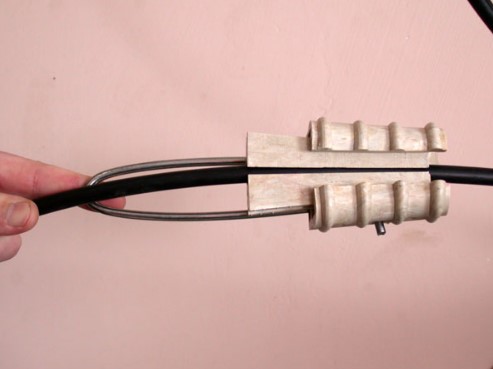 Приспособления для натяжки кабеля сип
