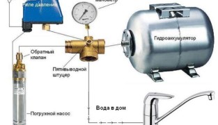 Подключение скважиного насоса