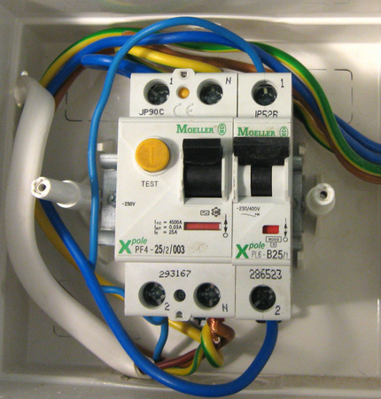 Установка устройства защитного отключения для водонагревателя